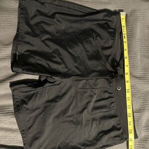 Black men’s swim trunk